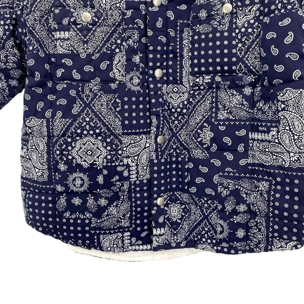 Claudine Kids Blue Paisley Bandanna Jacket